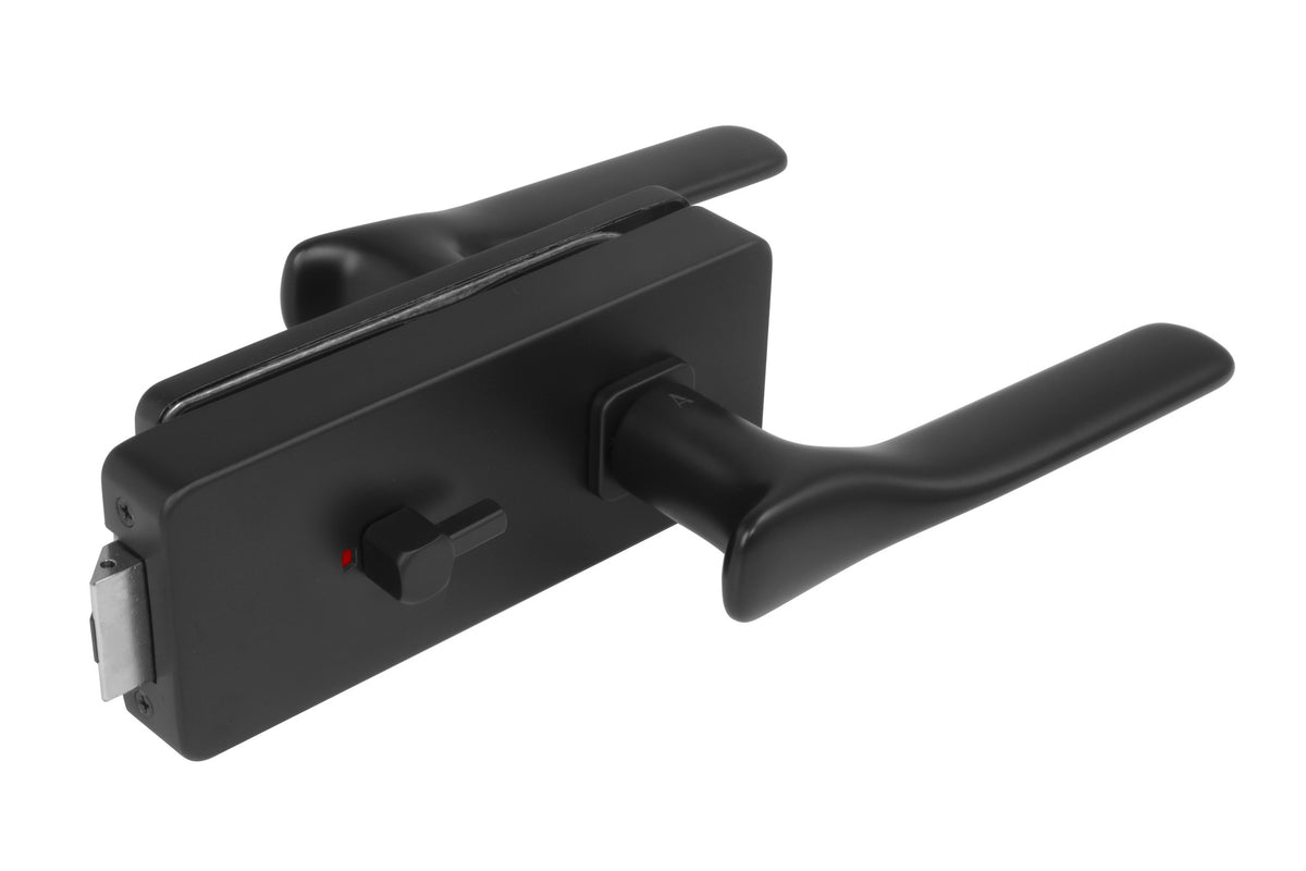 MP - Unikátní R8 - Glass Lock s rukojetí orchide - WC - zámky pro skleněné dveře