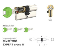 DK - Expert Cross S - Samostatné bezpečnostní vložky - BT4