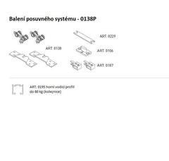 SC - Posuvný systém série 100 Silent 80 kg