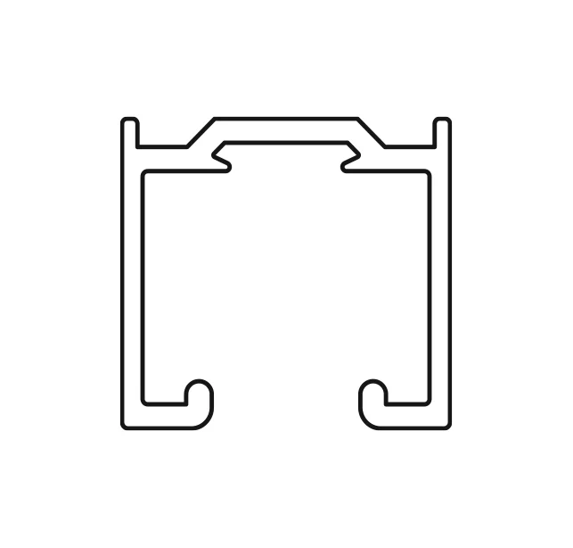 SC - Hliníkový profil 100 SILENT MB, ART.0195