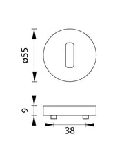 MP - Rozeta Round Rosette - R