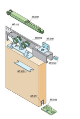 SC - POSUVNÝ SYSTÉM ŘADY 100 SILENT S 40 KG SP