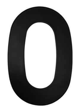 MP - číslo domu "0" - 152 mm