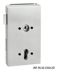 JNF - B Fittings pro skleněné dveře čtvercová rozeta