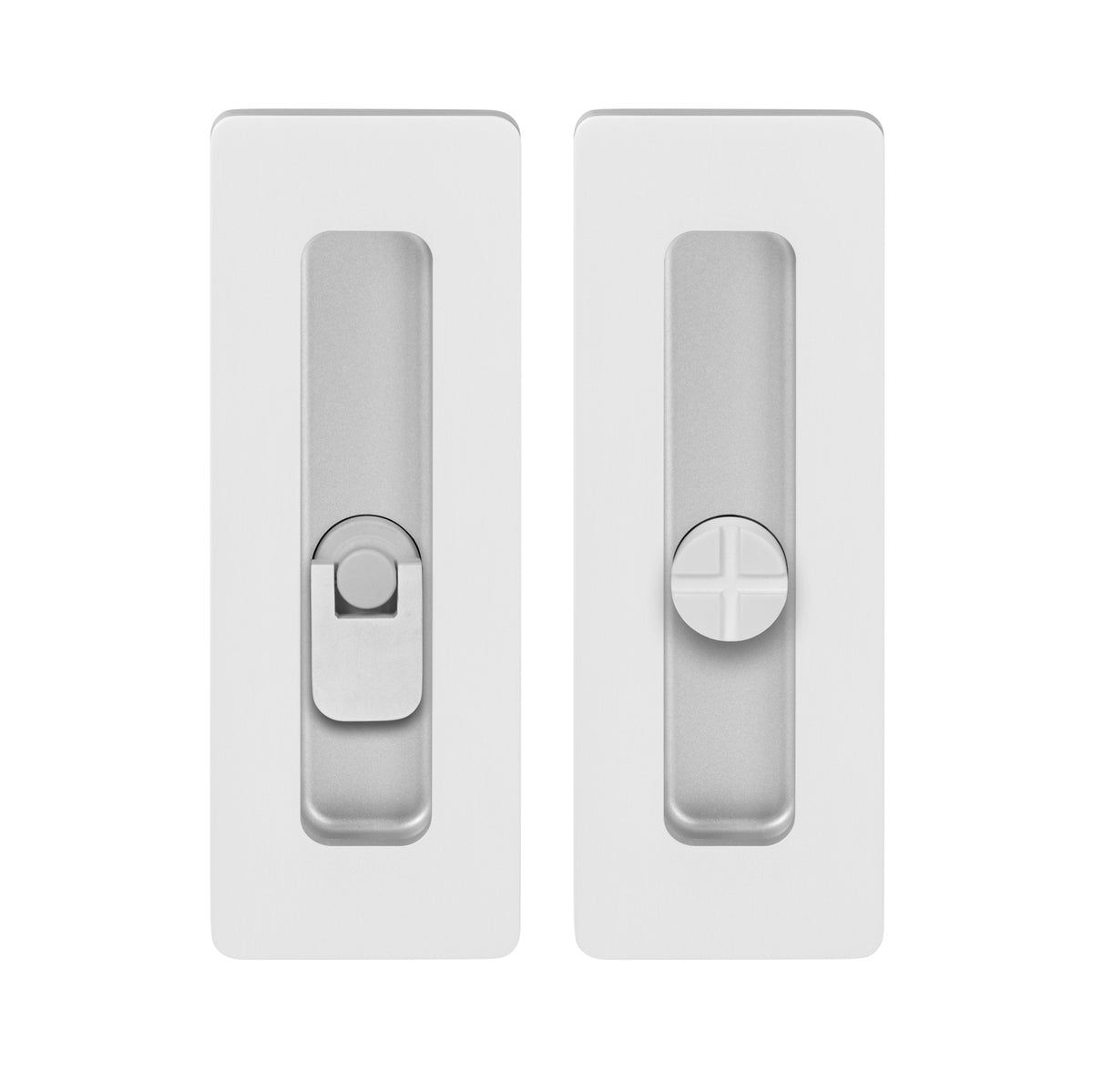 Ti - Shell posuvných dveří - 4181 5S - WC - skořápky a kliky pro posuvné dřevěné dveře