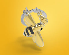 MTM - Key Key - Golden Bee - Klíčové prsteny