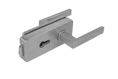 MP - Unikátní R8 - Glass Lock With Quadra Handle - PZ - zámky pro skleněné dveře