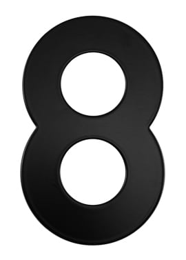 MP - číslo domu "8" - 152 mm