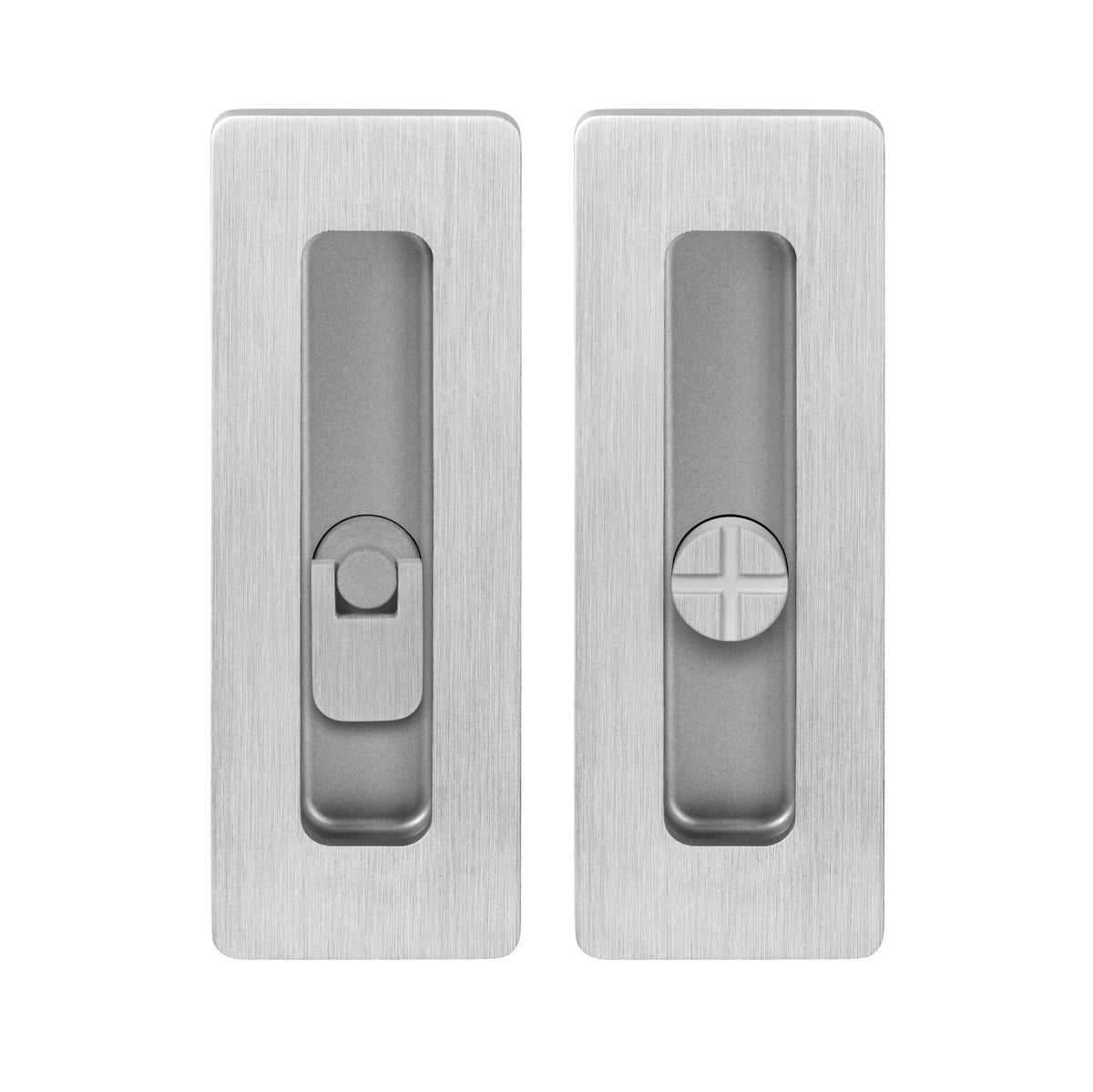 Ti - Shell posuvných dveří - 4181 5S - WC - skořápky a kliky pro posuvné dřevěné dveře