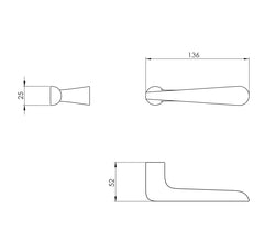VM - PEPE - Minimalistické úchyty bez rozettů