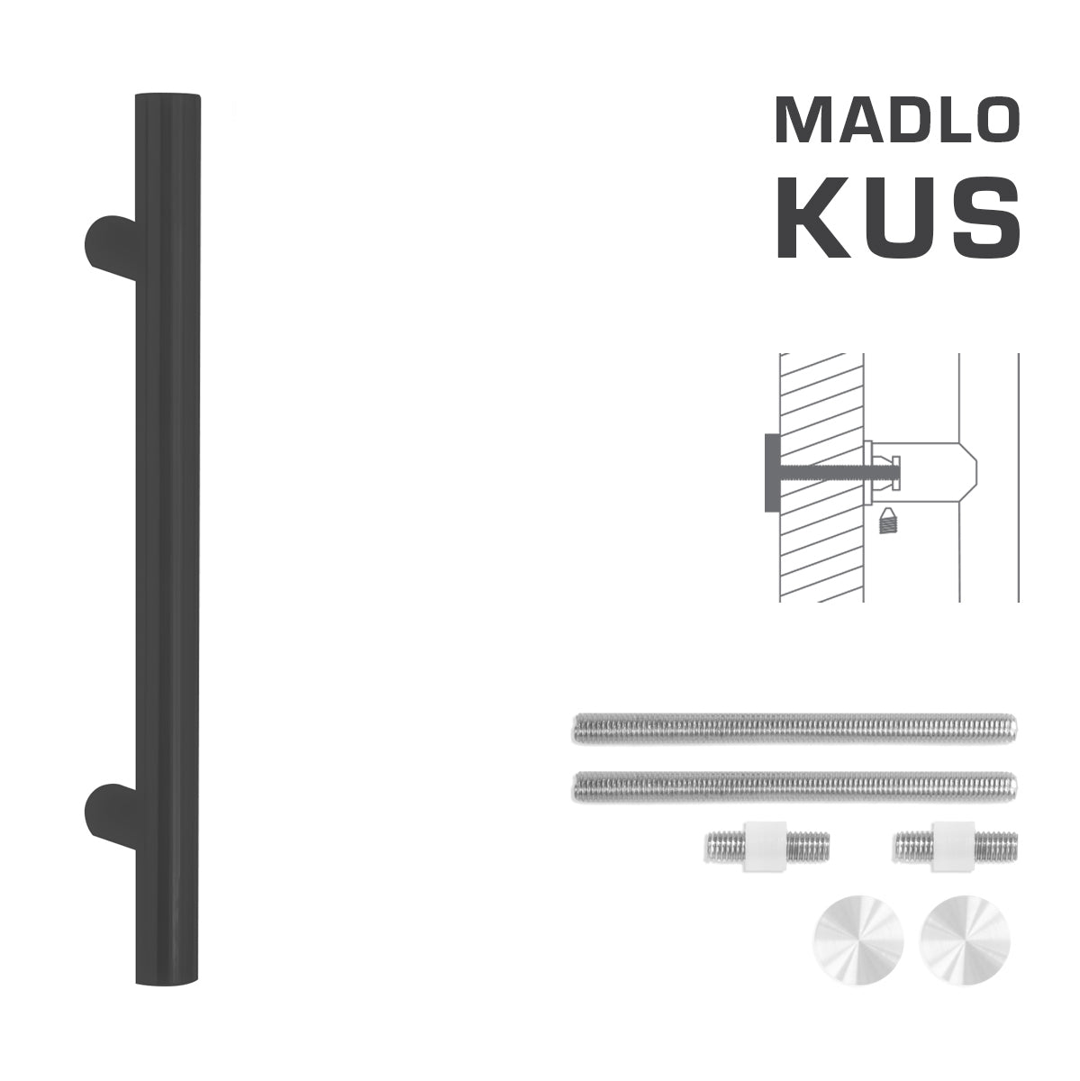 FT - RUKOJEŤ kód K00 â'¬Å¡Â¹Â†â€™Â¦ 35 mm UN pc - Kulatá rovná rukojeť