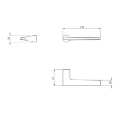 VM - LIEVE - Minimalistické úchyty bez rozet