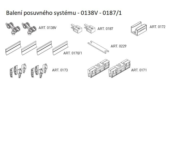 SC - Posuvný systém balení 100 skla