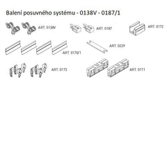 SC - Posuvný systém balení 100 skla