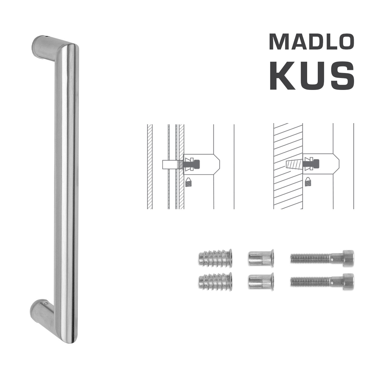 FT - RUKOJEŤ kód K02 â'¬Å¡Â¹Ã†â€Â¦ ™25 mm SP ks - Kulatá rovná rukojeť