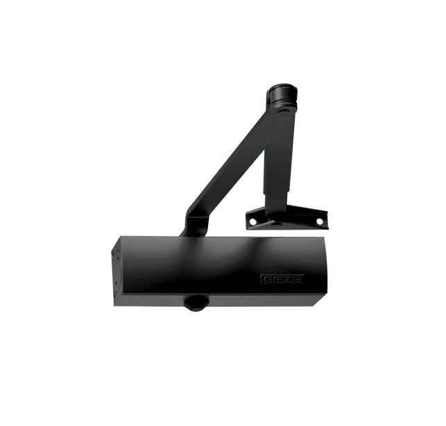 Geze TS 1500 Black - dveřní zavírač s ramenem