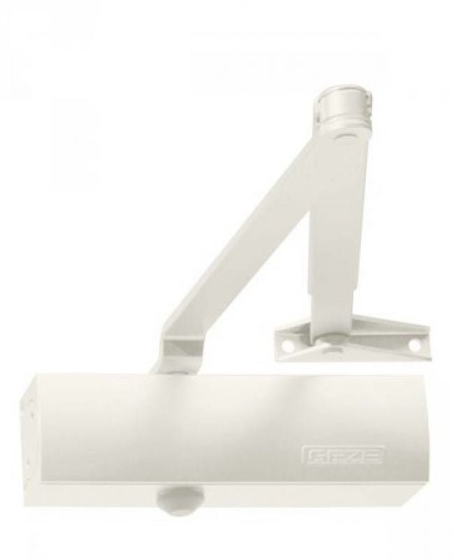 Geze TS 1500 White - dveřní zavírač s ramenem