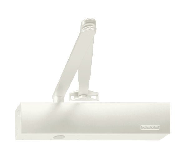 Geze TS 2000 V BC White - dveřní zavírač s ramenem