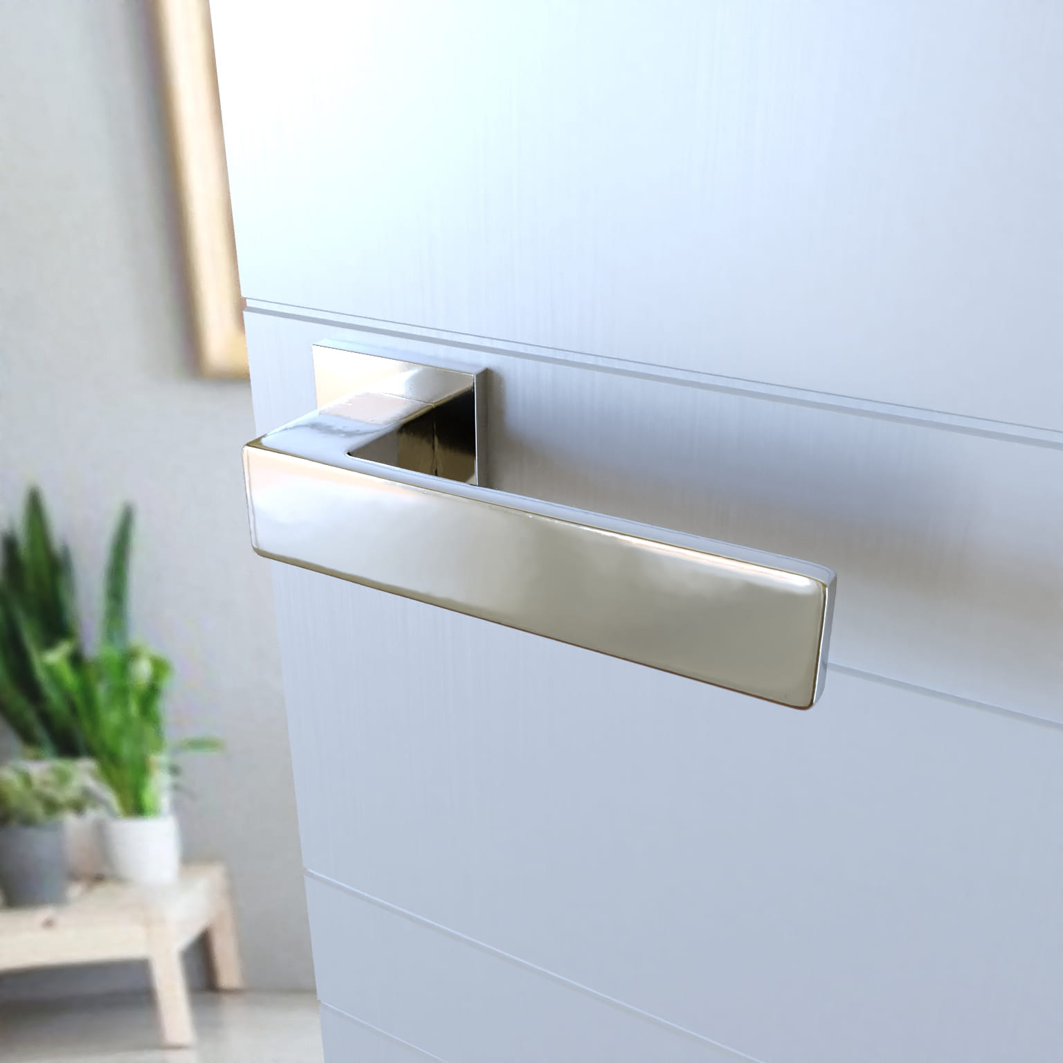 Imperia Chrome KIMP 700 - dveřní kování s čtvercovou rozetou