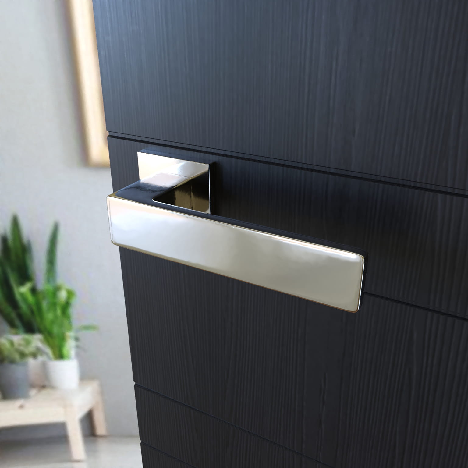 Imperia Chrome KIMP 700 - dveřní kování s čtvercovou rozetou