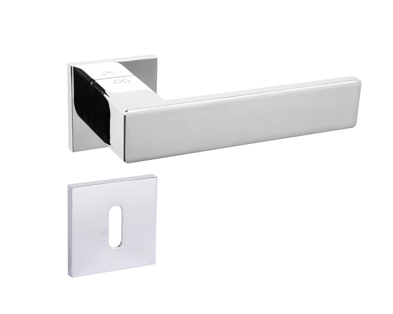 Imperia Chrome KIMP 700 - dveřní kování s čtvercovou rozetou