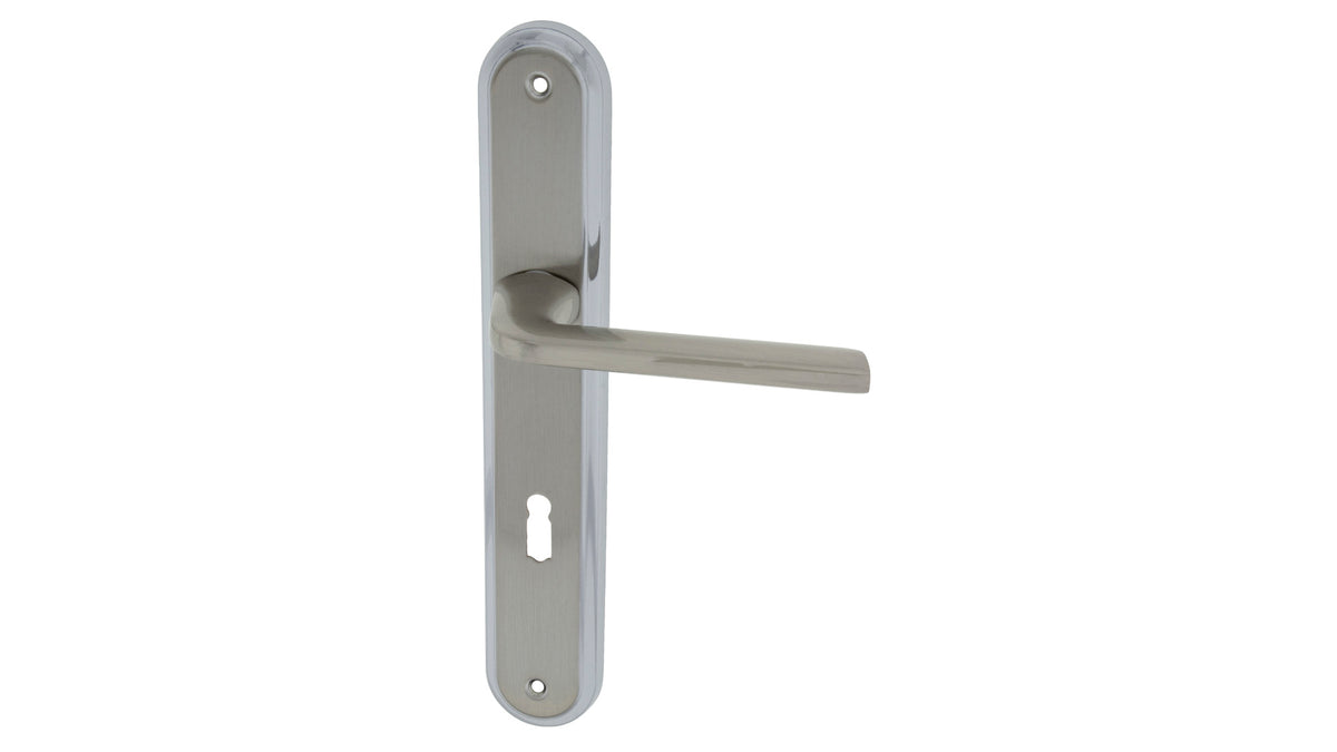 Focus nikl chrom - Štítová klika dveří