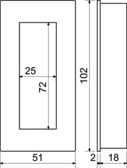 Nerezová rukojeť 005