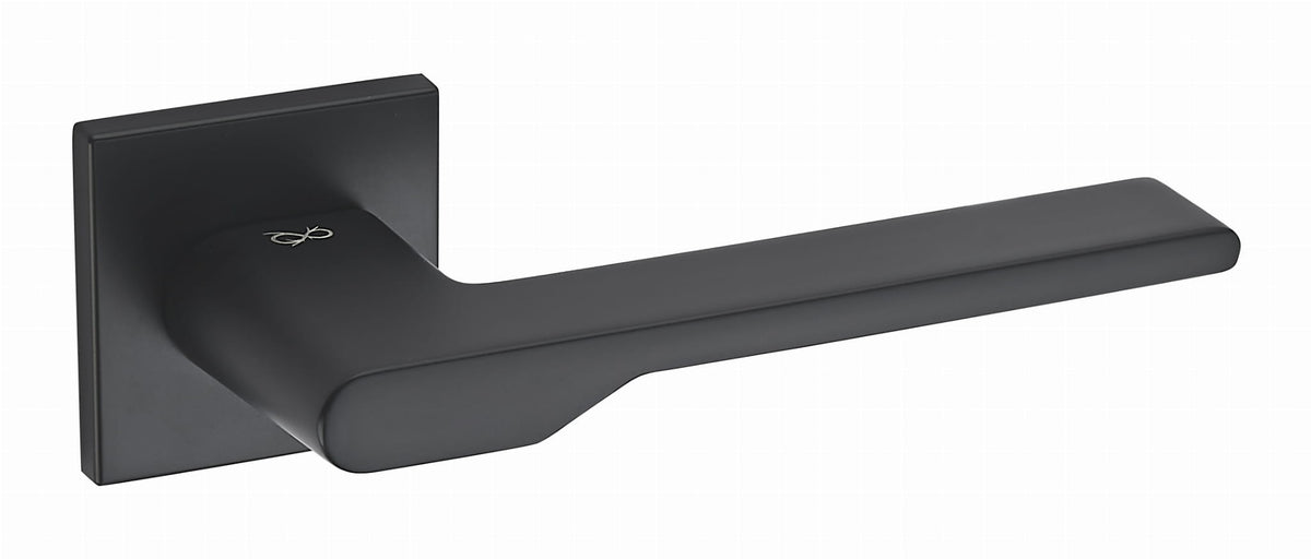 TORO FIT KTO black B00 - dveřní kování s čtvercovou rozetou