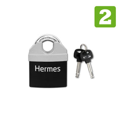 Visací zámek RV.2HERMES.65 - černý - bezpečnostní třída 2
